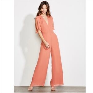 Ali & Jay It was all a dream jumpsuit in dusty blush S NWT